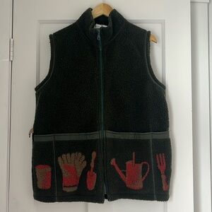 Vintage Fleece Gardening Vest